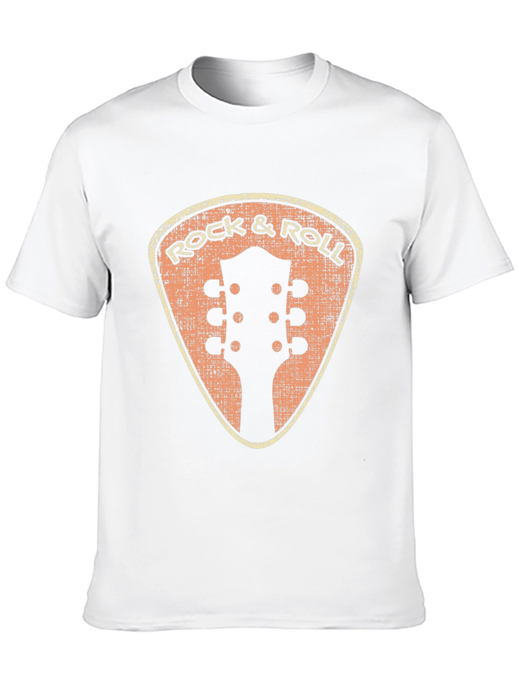 Retro Rock & Roll Guitar Pick T-Shirt