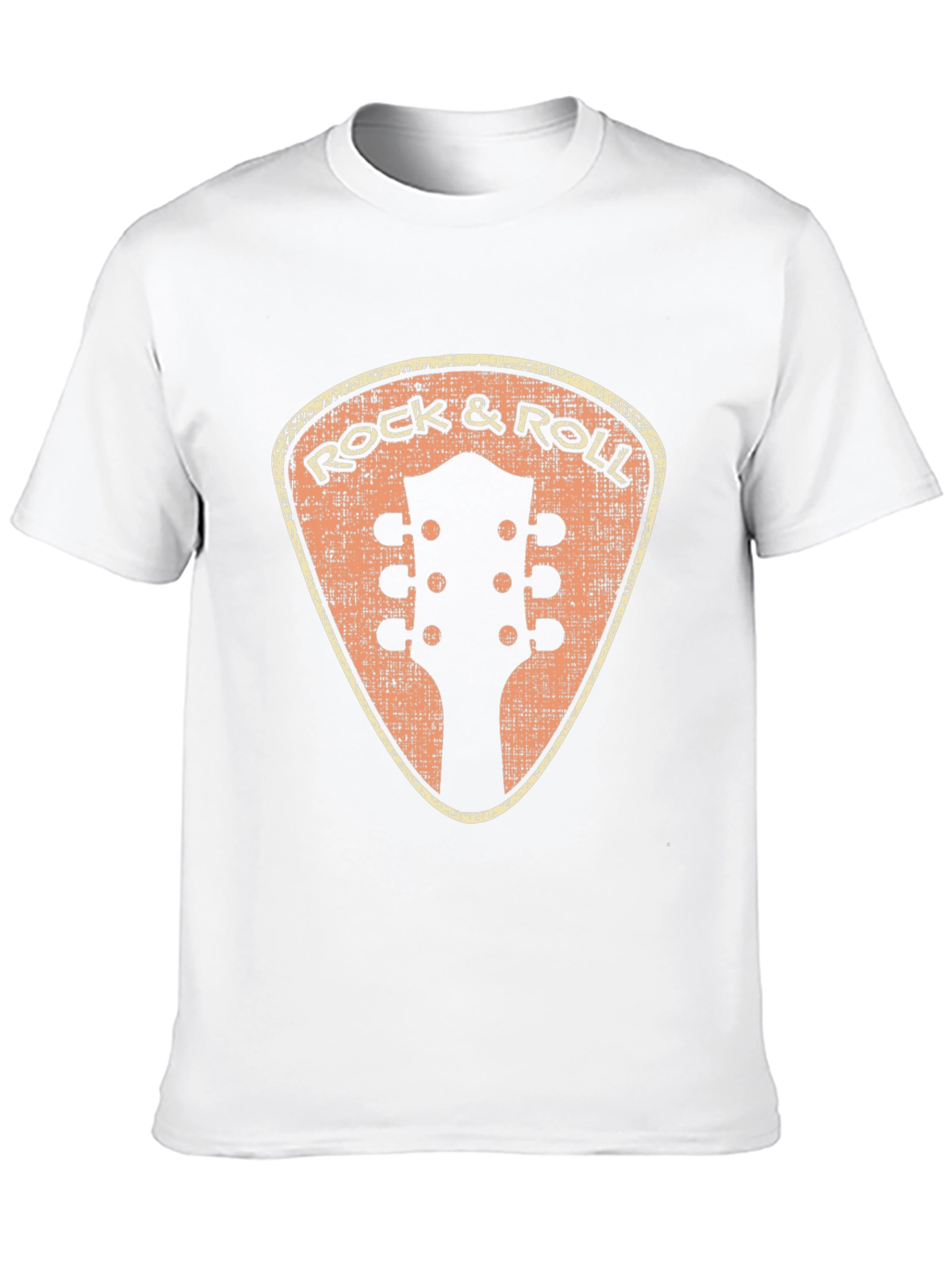 Retro Rock & Roll Guitar Pick T-Shirt
