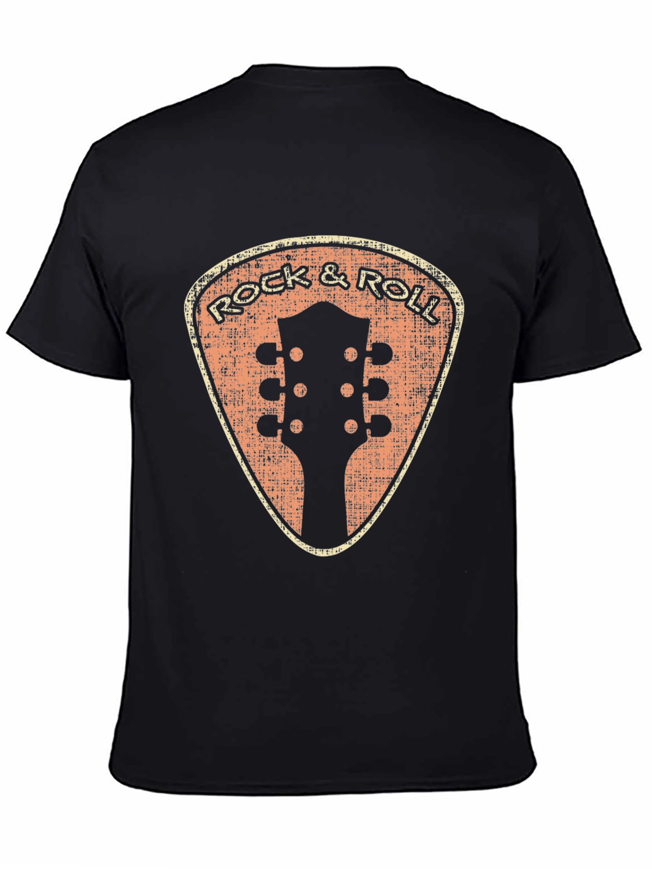 Retro Rock & Roll Guitar Pick T-Shirt