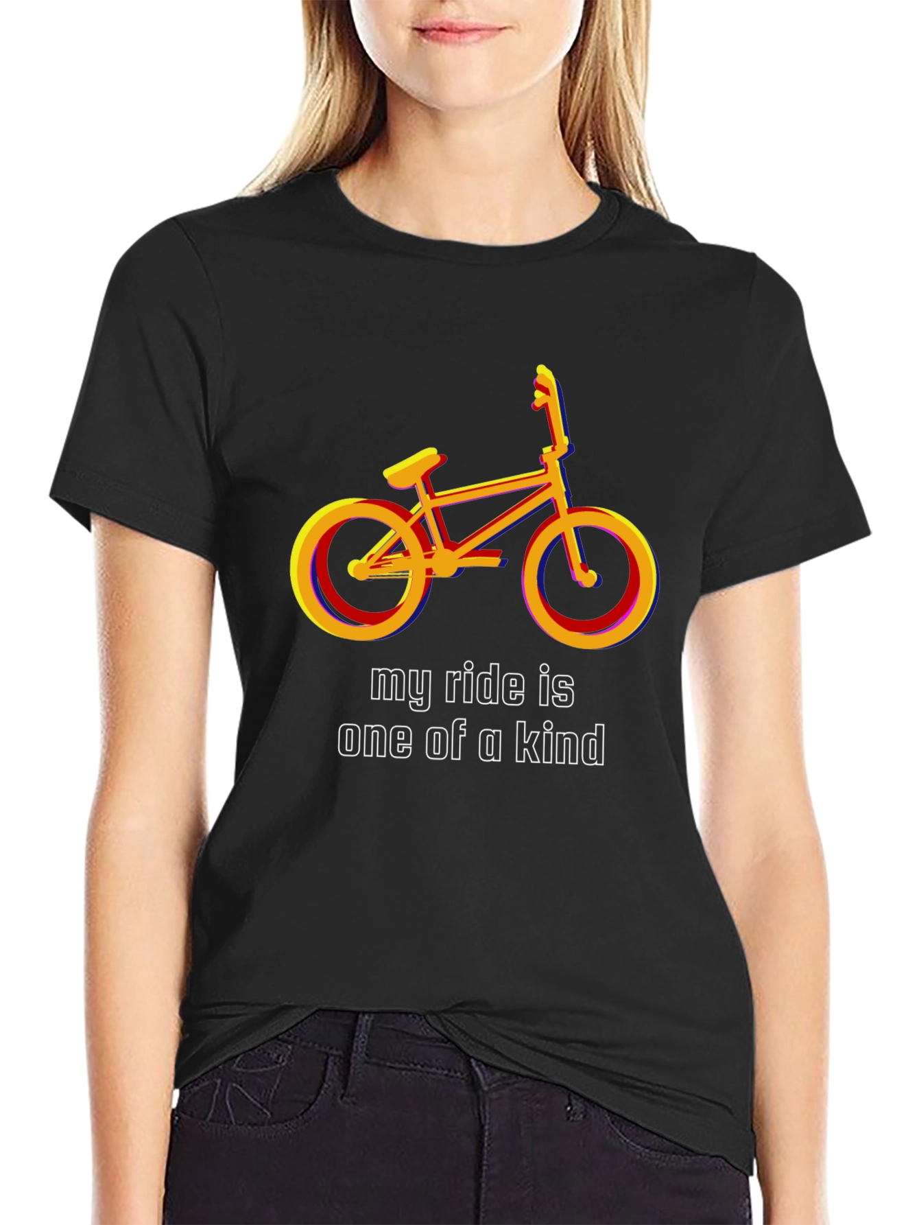My Ride Is One Of A Kind BMX Bike Graphic T-Shirt