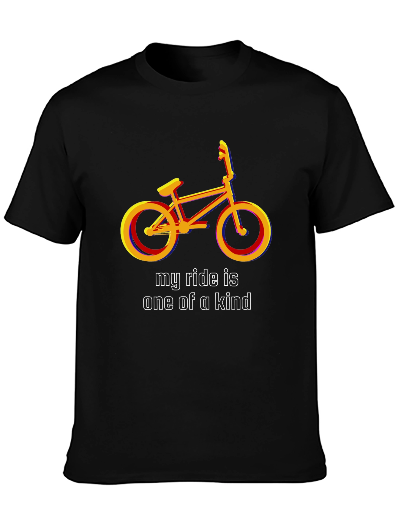 My Ride Is One Of A Kind BMX Bike Graphic T-Shirt