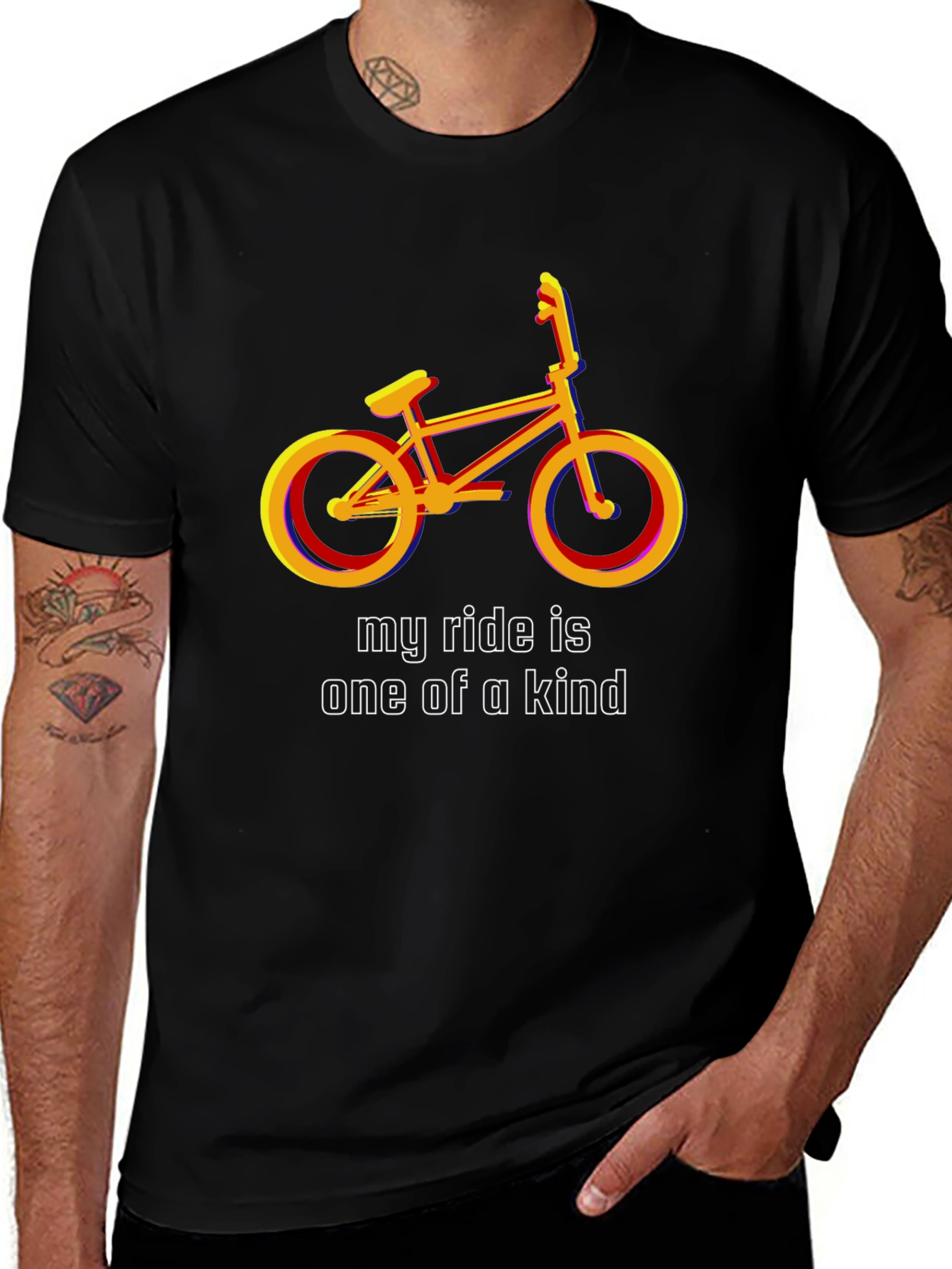 My Ride Is One Of A Kind BMX Bike Graphic T-Shirt