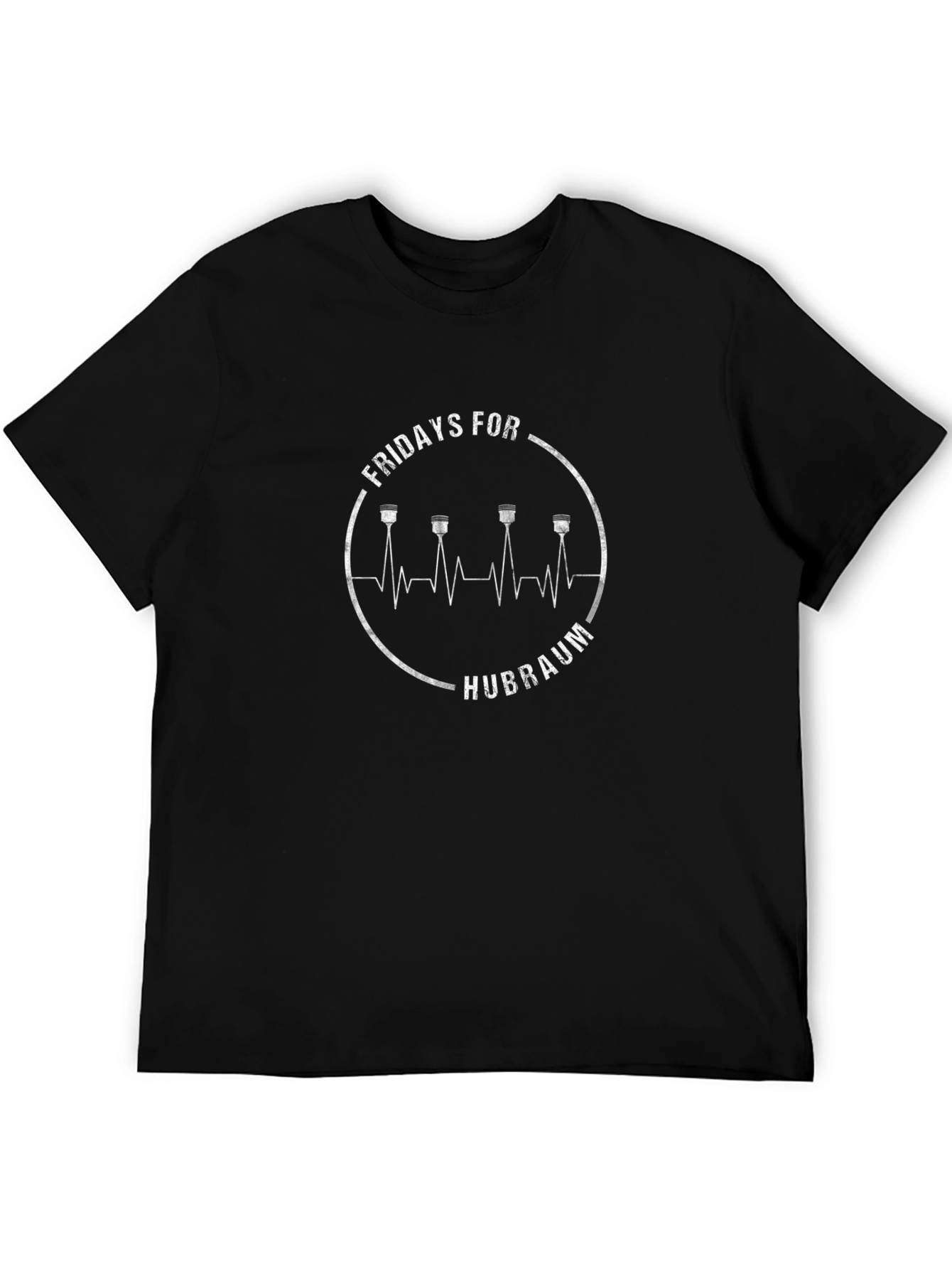 Fridays for Hubraum Black T-Shirt