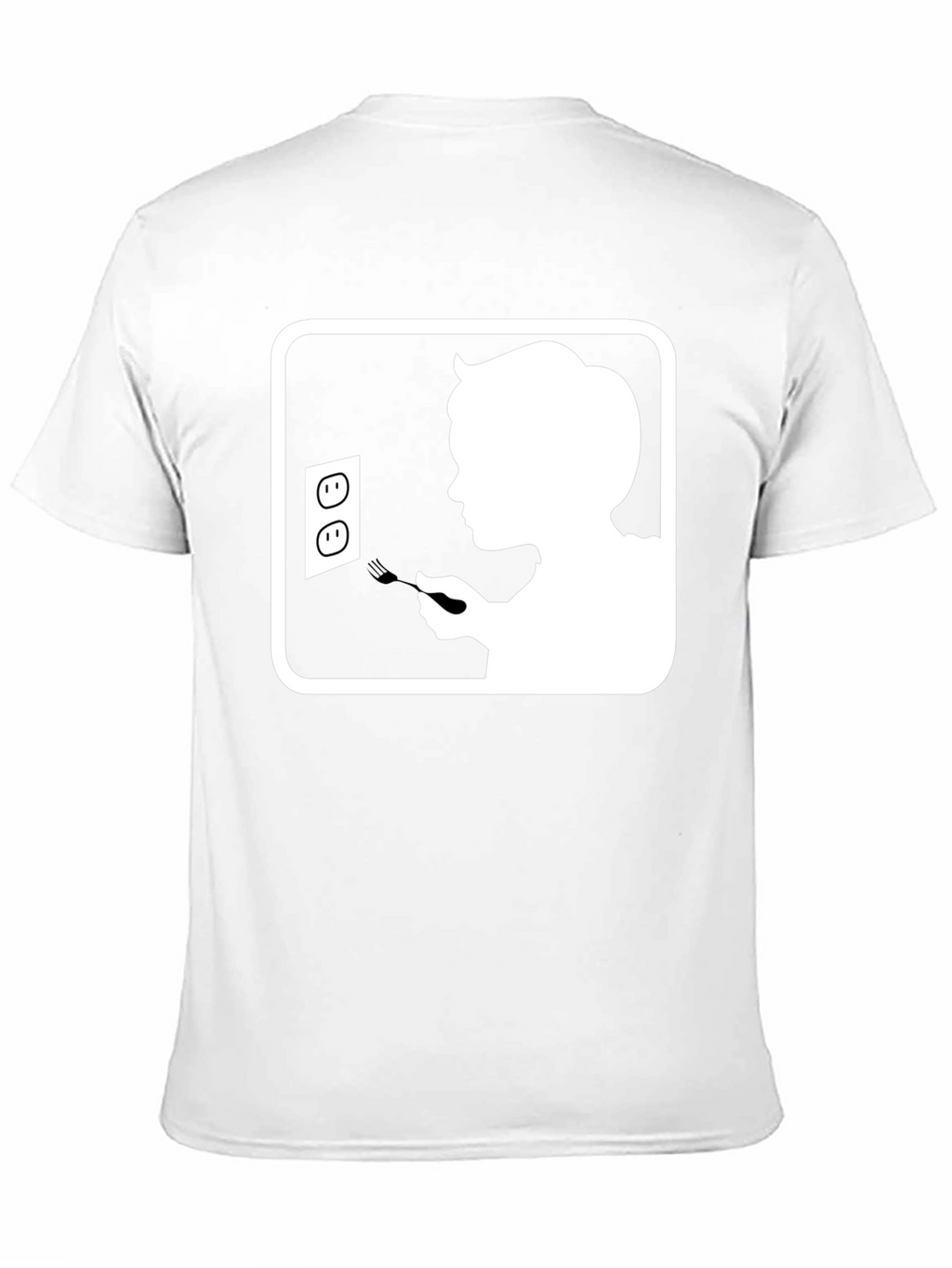 Humorous Black T-Shirt with Graphic Print