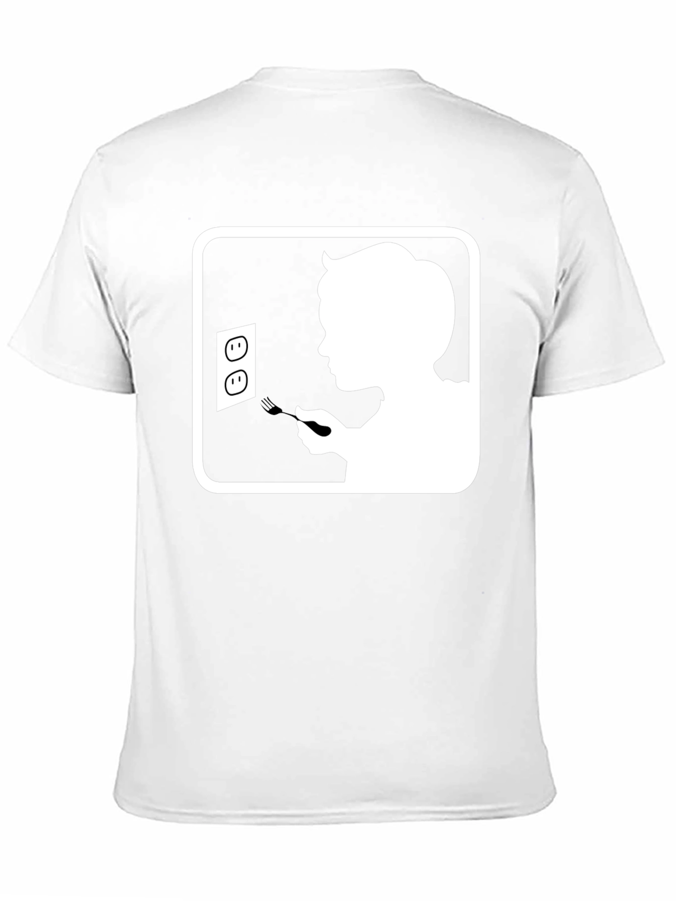 Humorous Black T-Shirt with Graphic Print