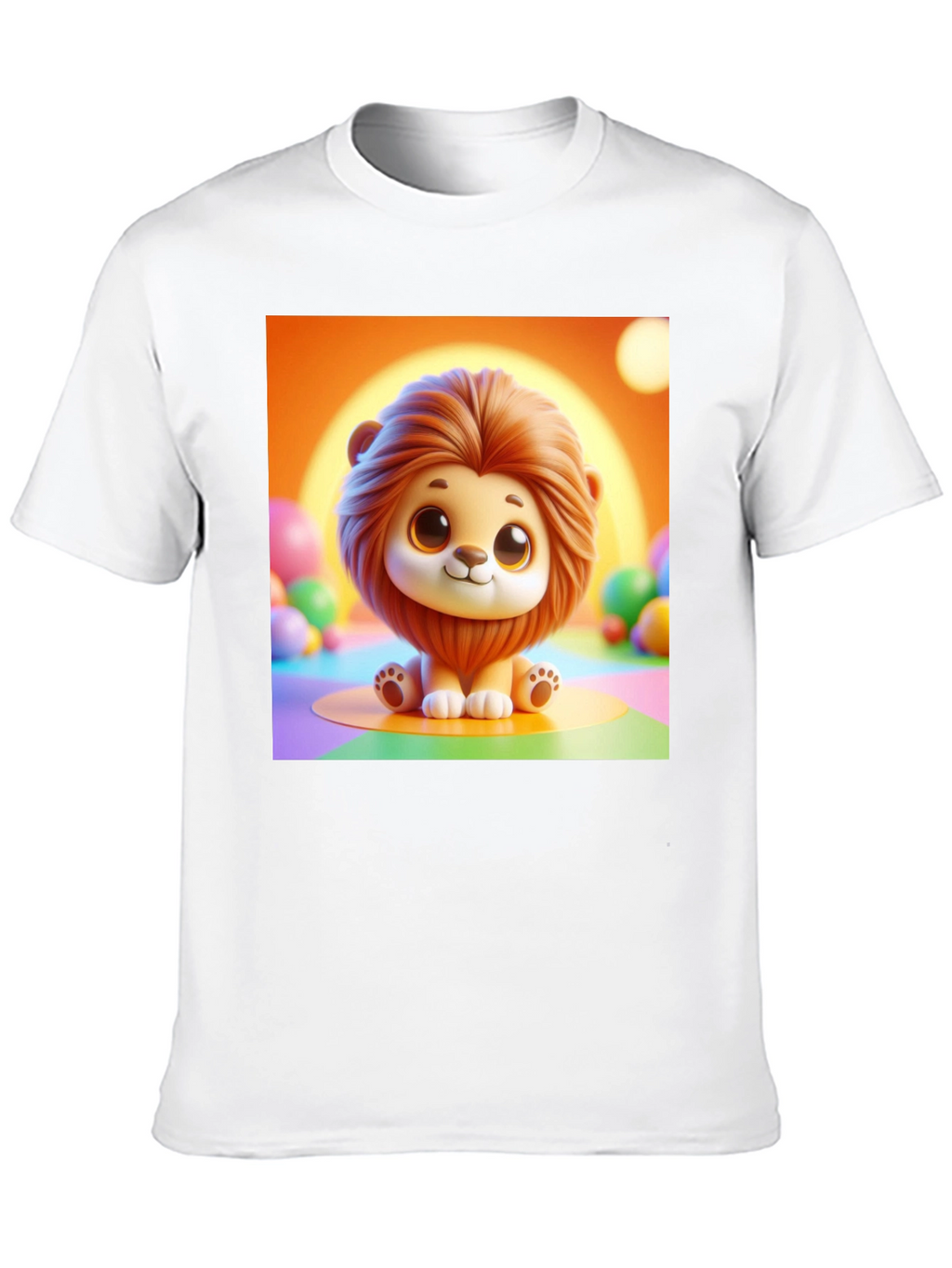 Cute Lion Graphic Tee