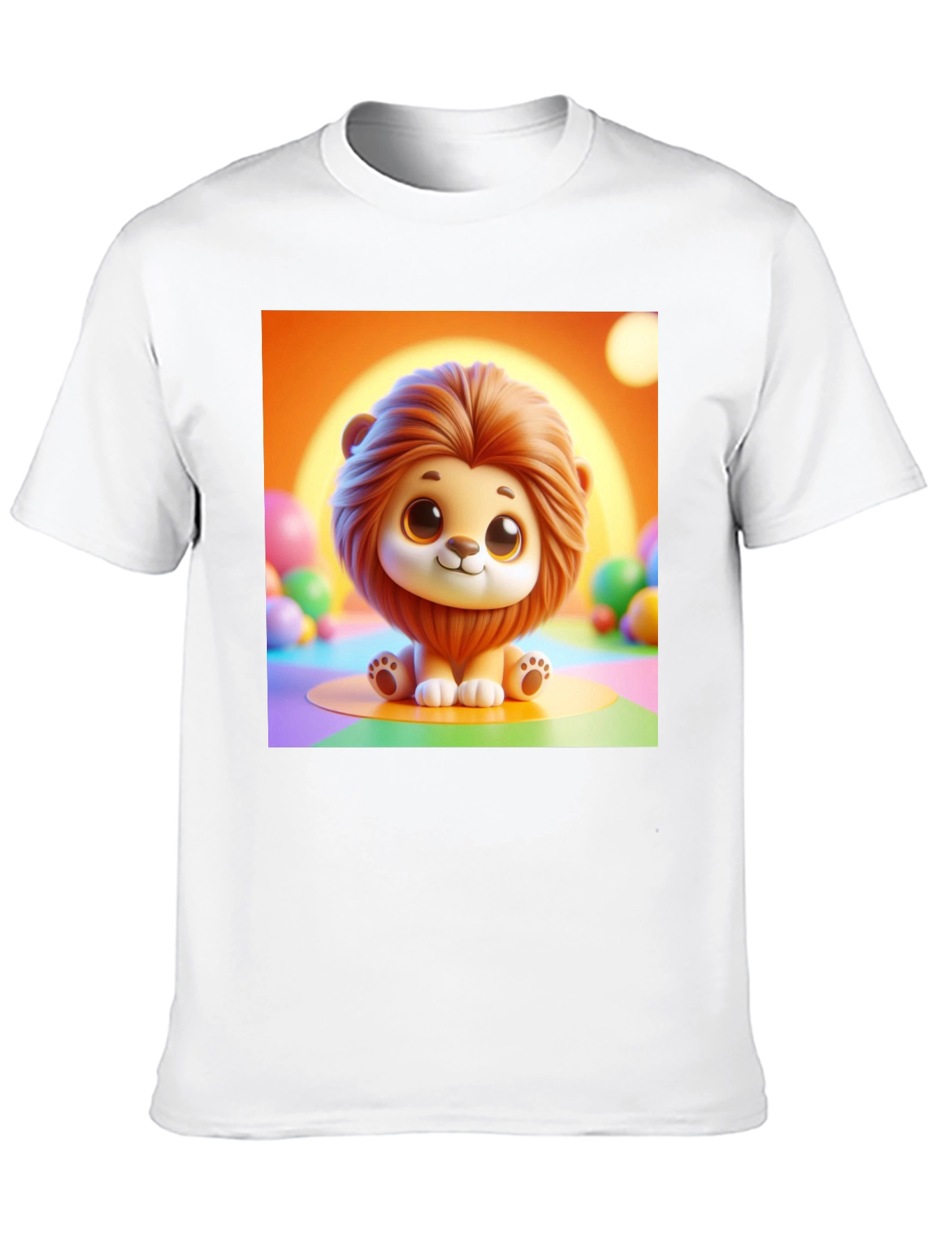 Cute Lion Graphic Tee