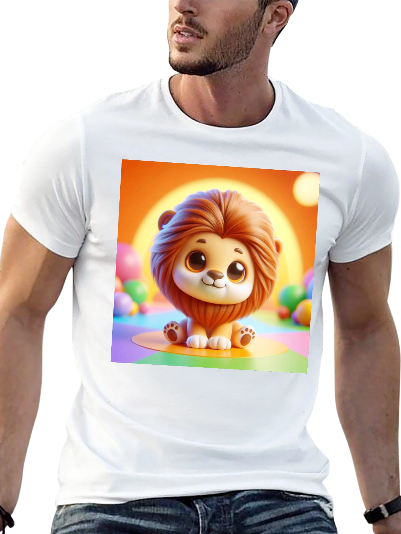 Cute Lion Graphic Tee