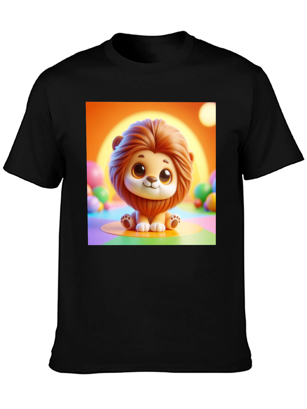 Cute Lion Graphic Tee