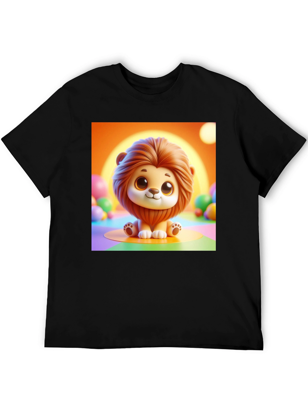 Cute Lion Graphic Tee