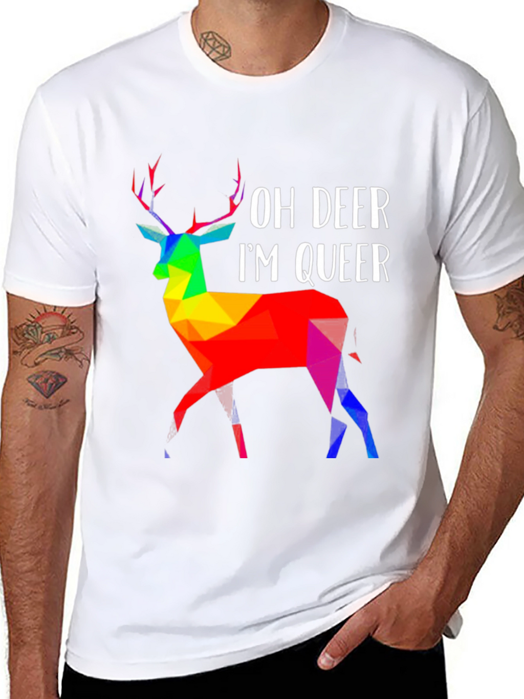 Oh Deer Im Queer LGBTQ+ Pride T-Shirt