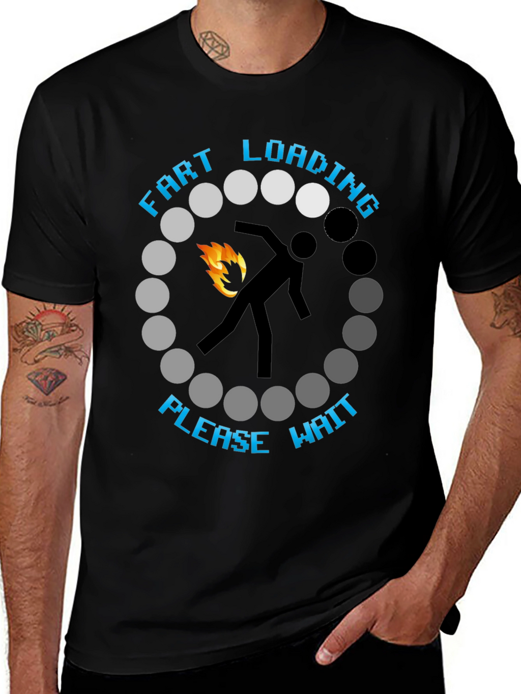 Fart Loading Please Wait Graphic Tee