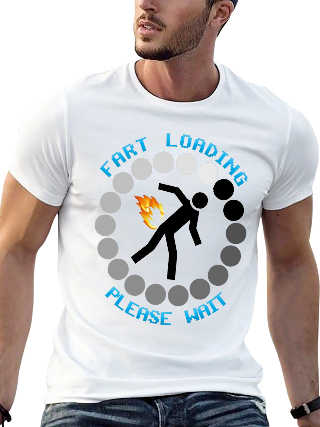 Fart Loading Please Wait Graphic Tee