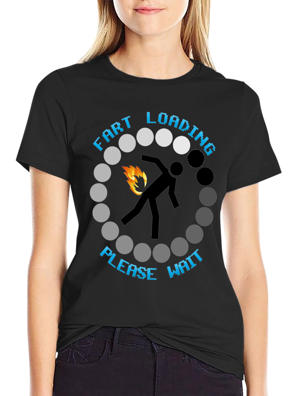 Fart Loading Please Wait Graphic Tee
