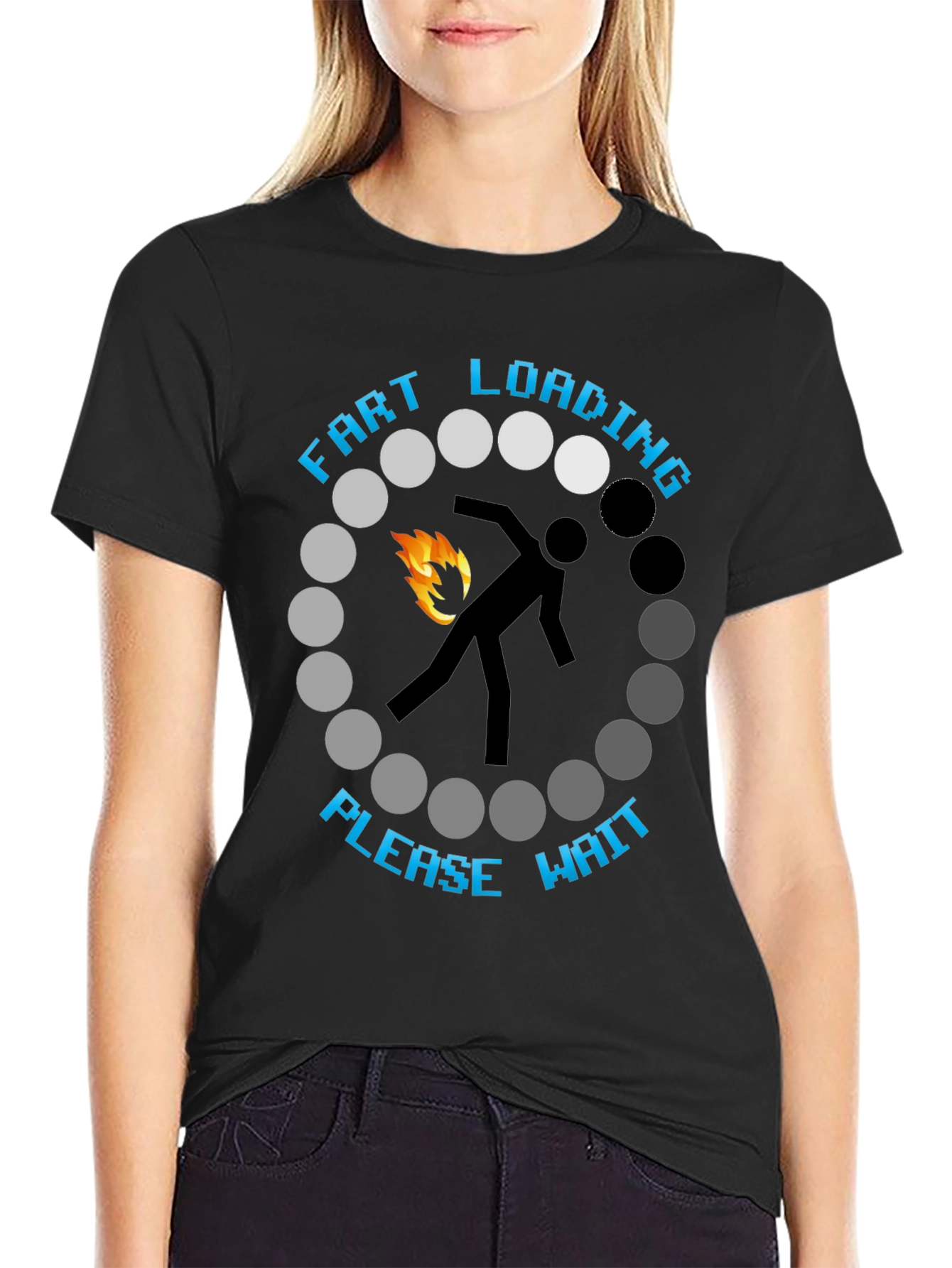 Fart Loading Please Wait Graphic Tee