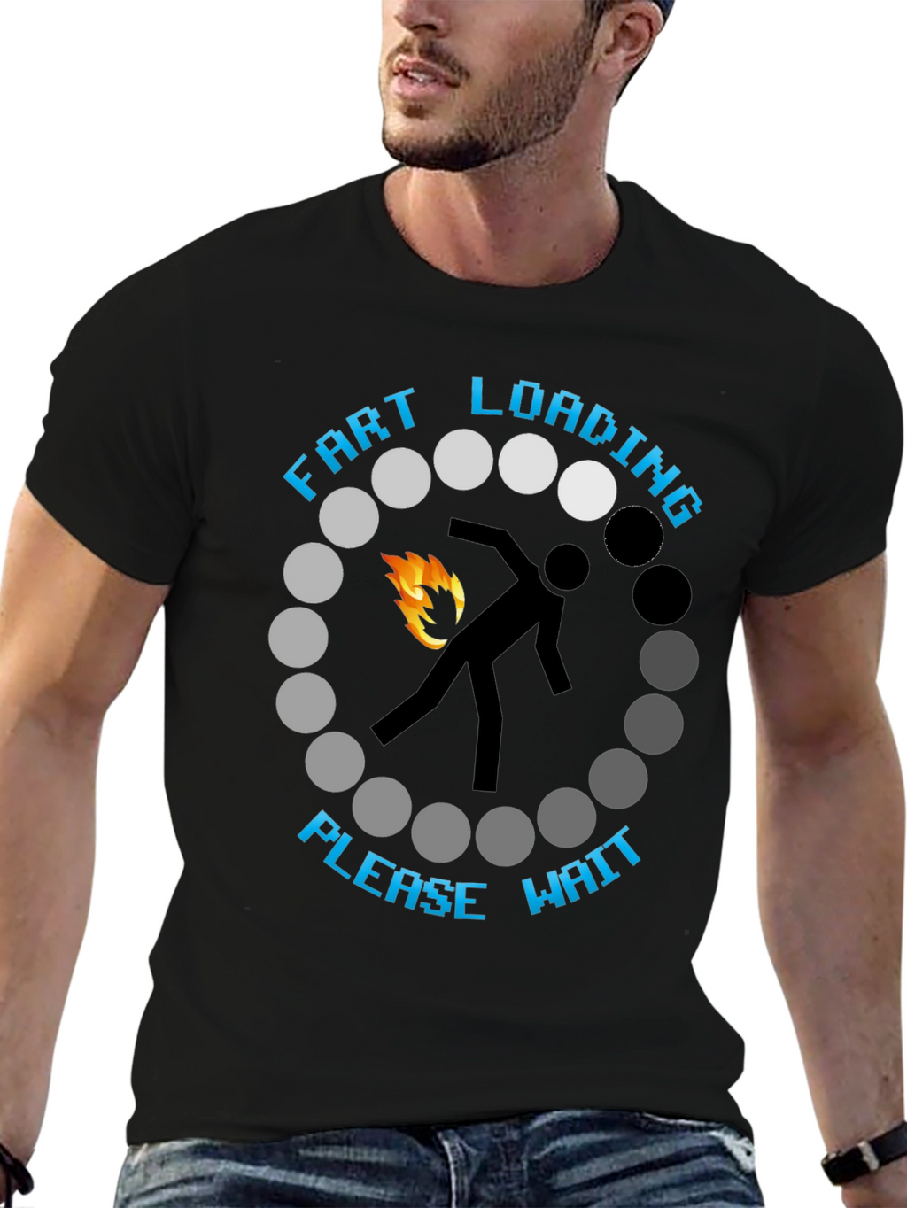 Fart Loading Please Wait Graphic Tee