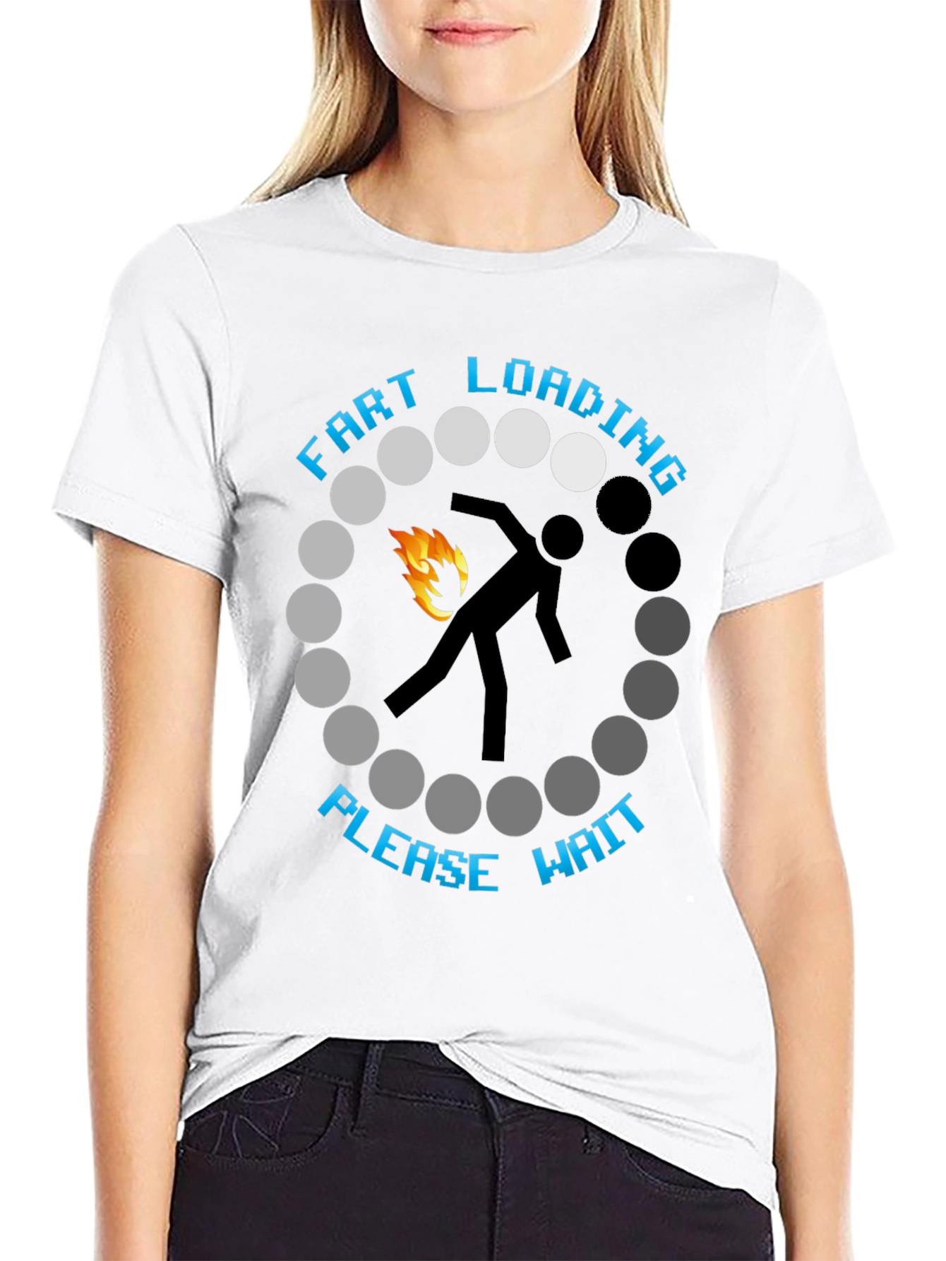 Fart Loading Please Wait Graphic Tee