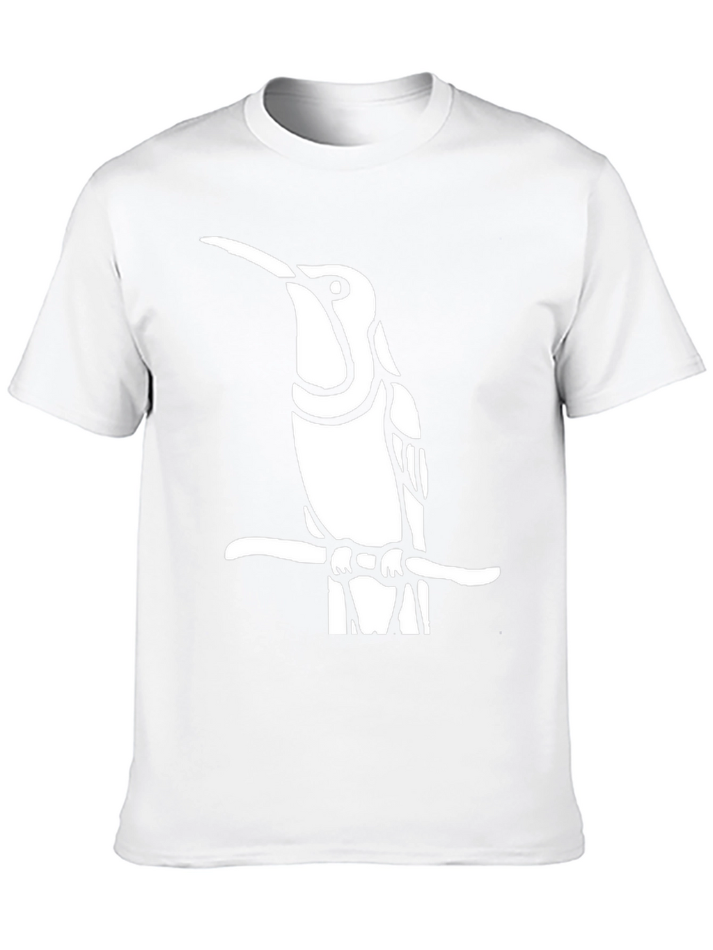 Hummingbird Graphic Tee - Black Cotton Shirt