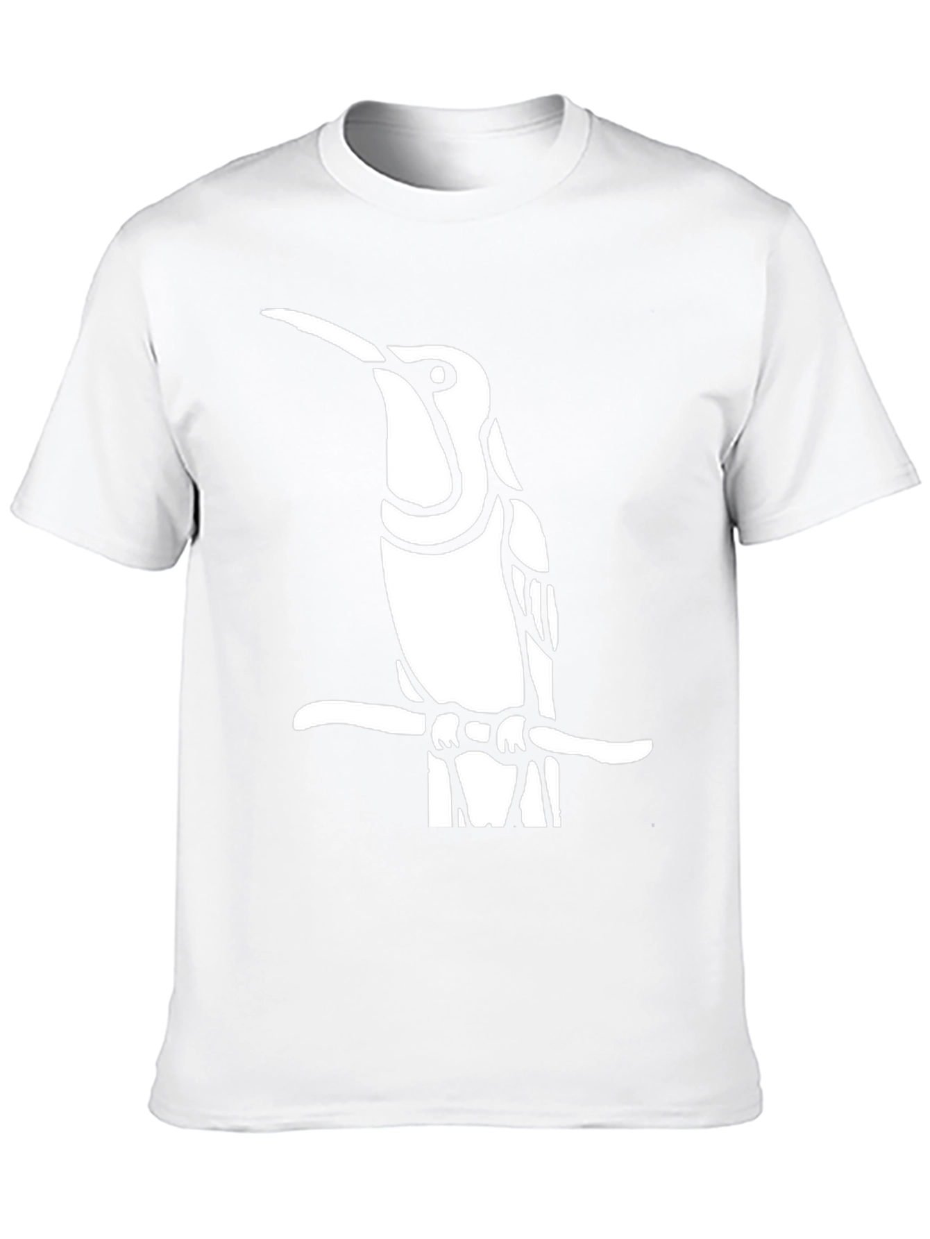 Hummingbird Graphic Tee - Black Cotton Shirt