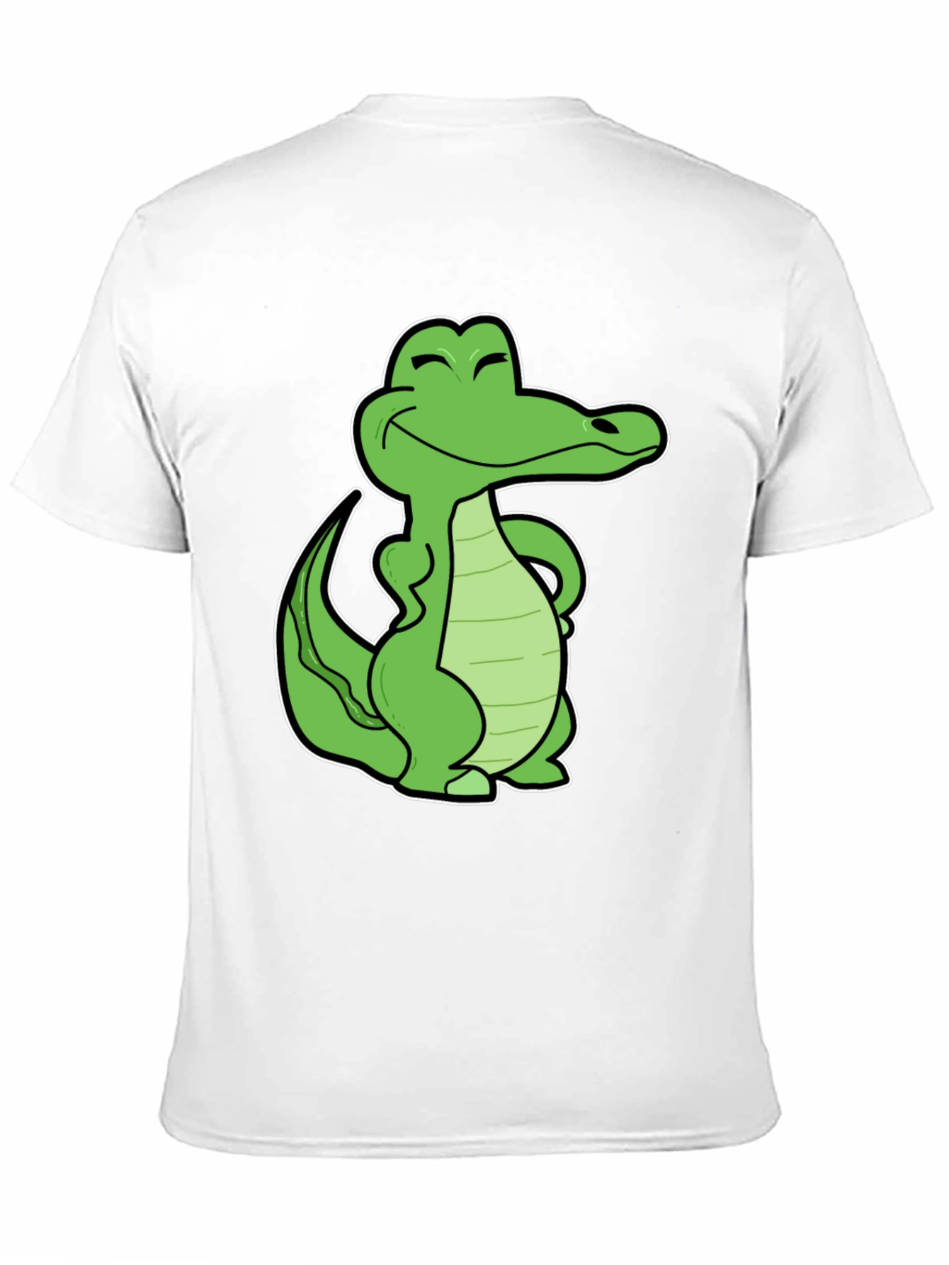 Cool Crocodile Graphic T-Shirt - Black