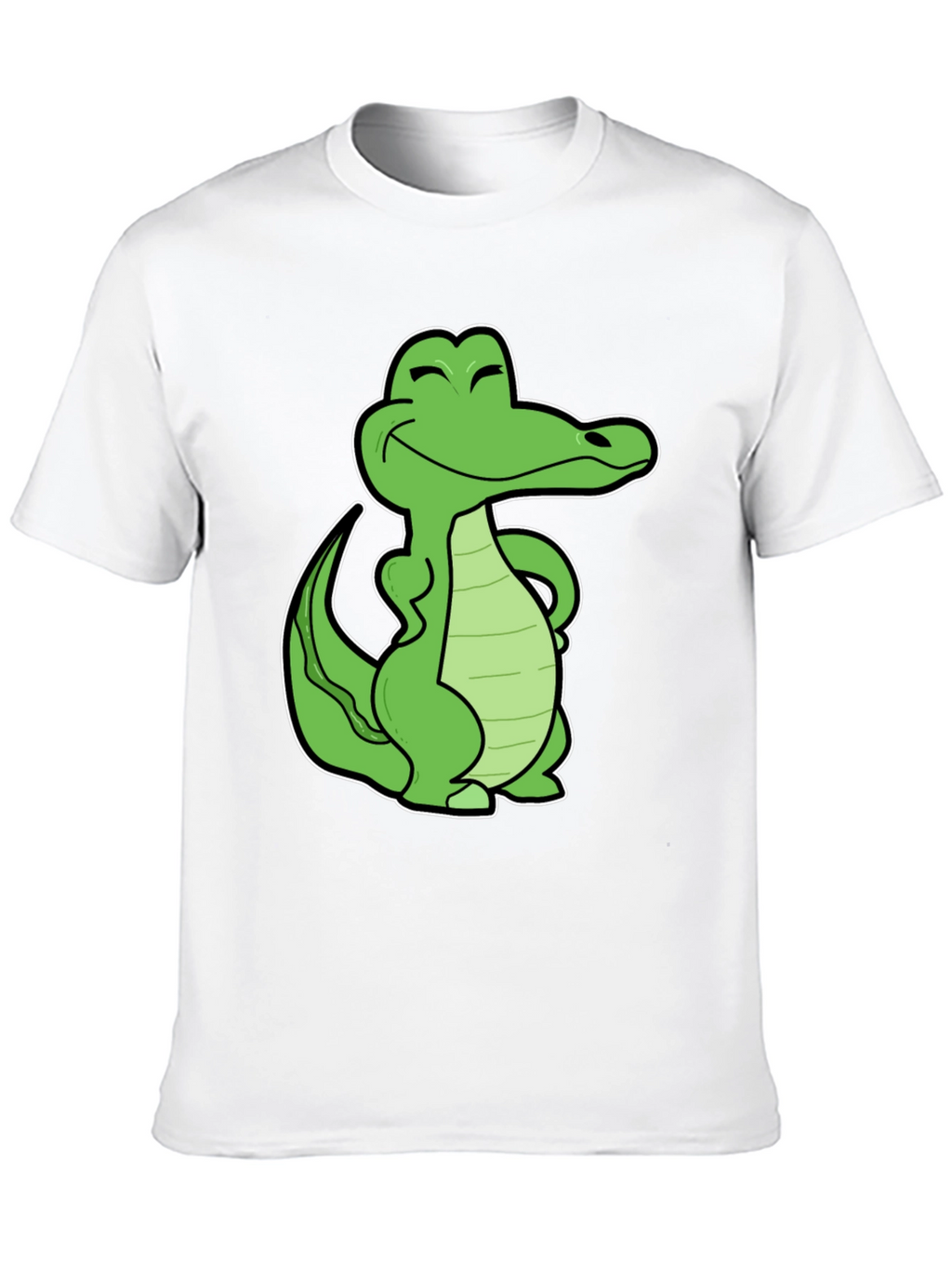 Cool Crocodile Graphic T-Shirt - Black