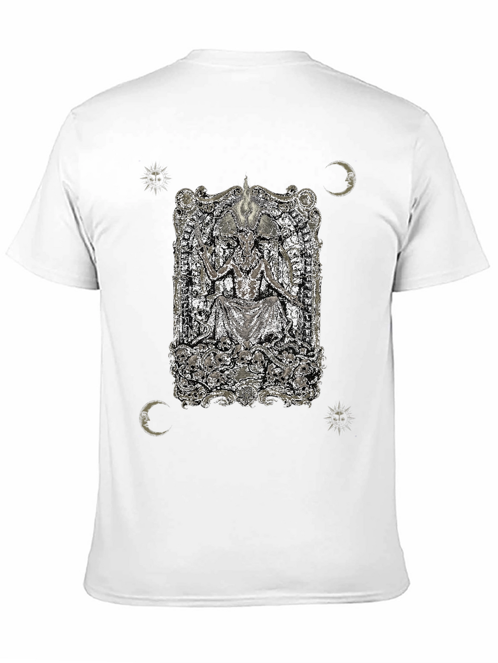 Occult Baphomet Graphic Tee - Black