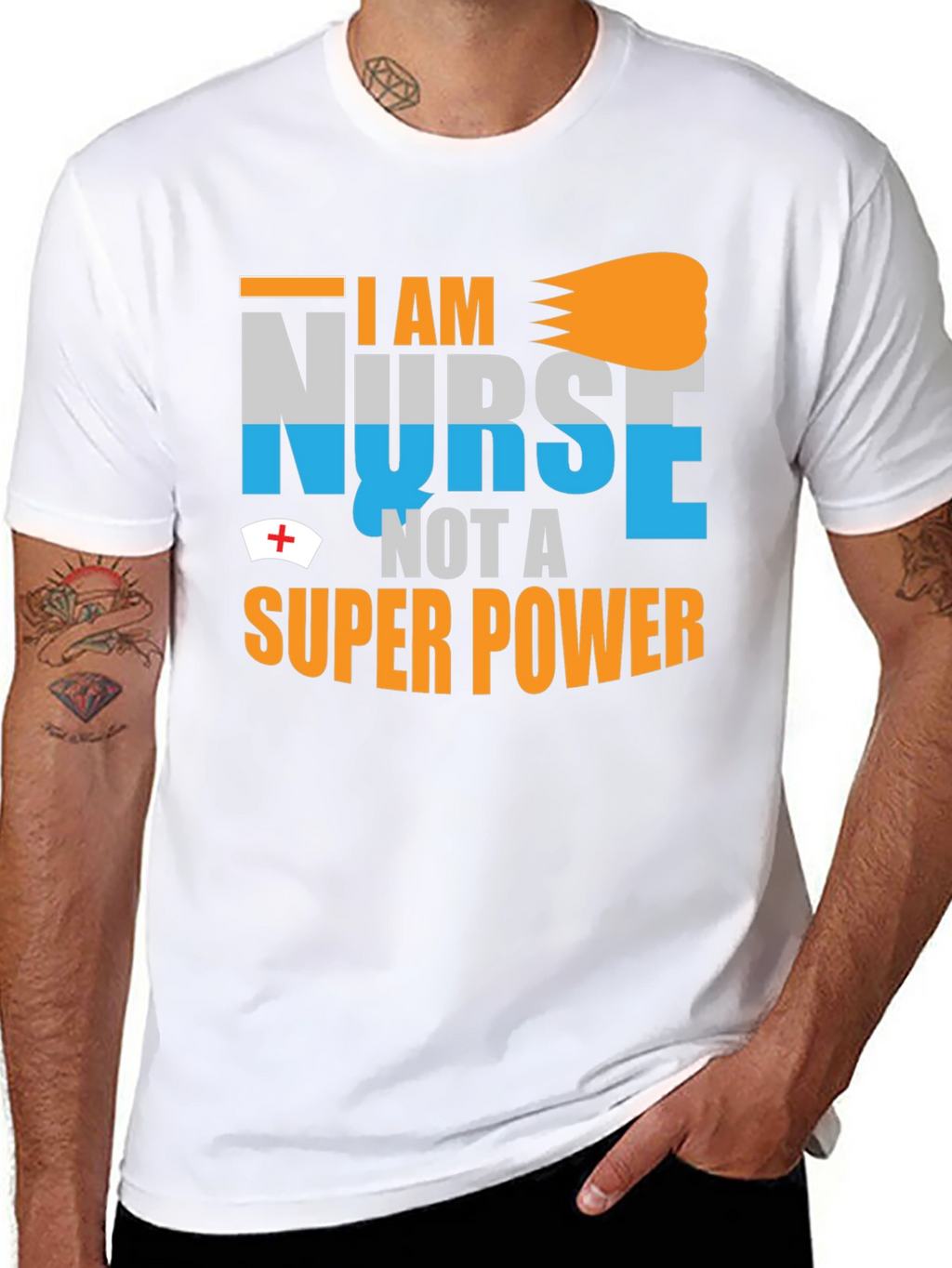 I Am Nurse Not A Super Power Graphic T-Shirt