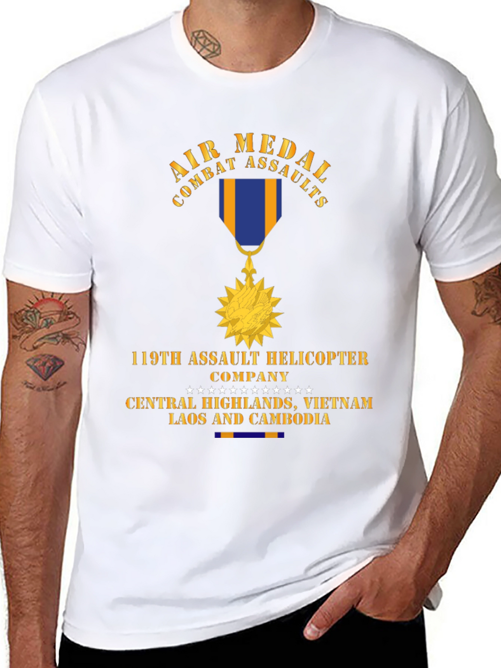 Air Medal Combat Assaults Tee