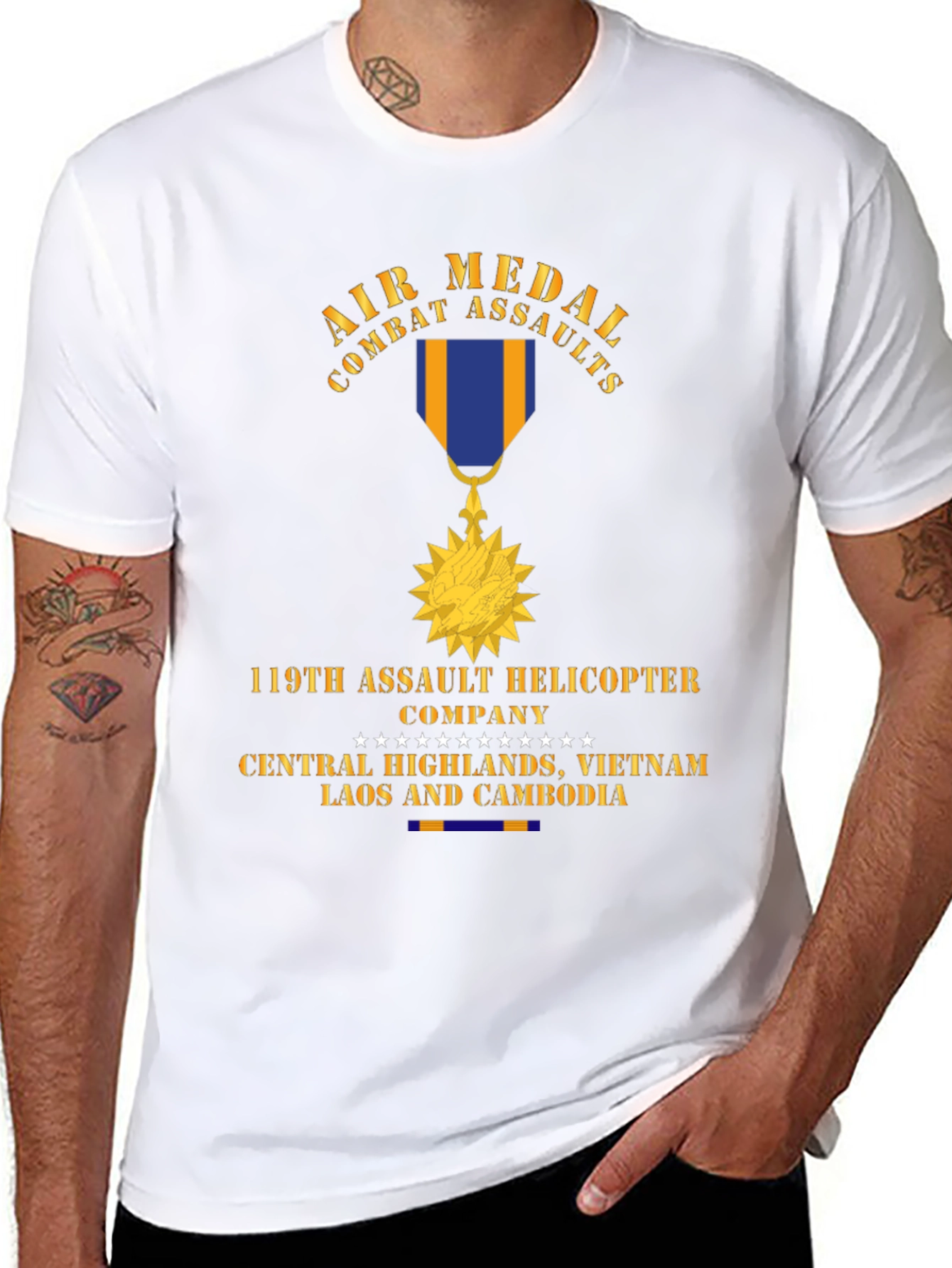 Air Medal Combat Assaults Tee
