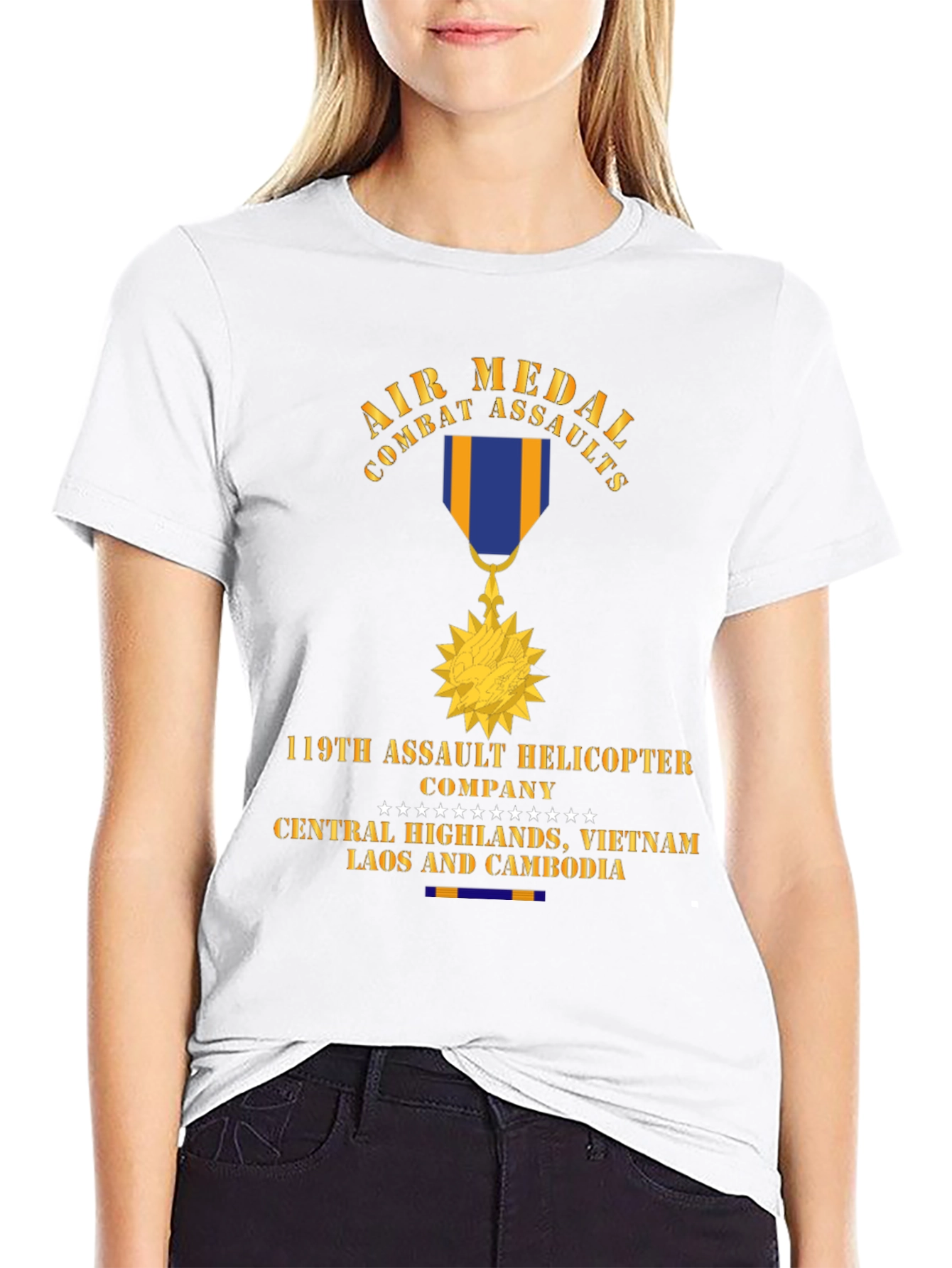 Air Medal Combat Assaults Tee