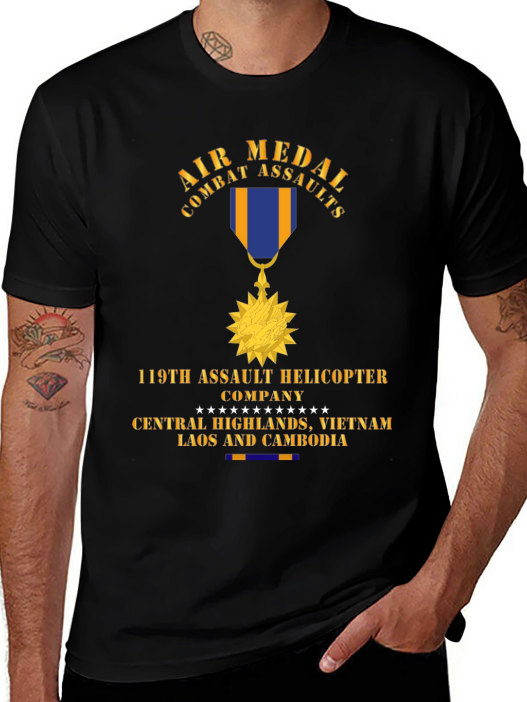Air Medal Combat Assaults Tee