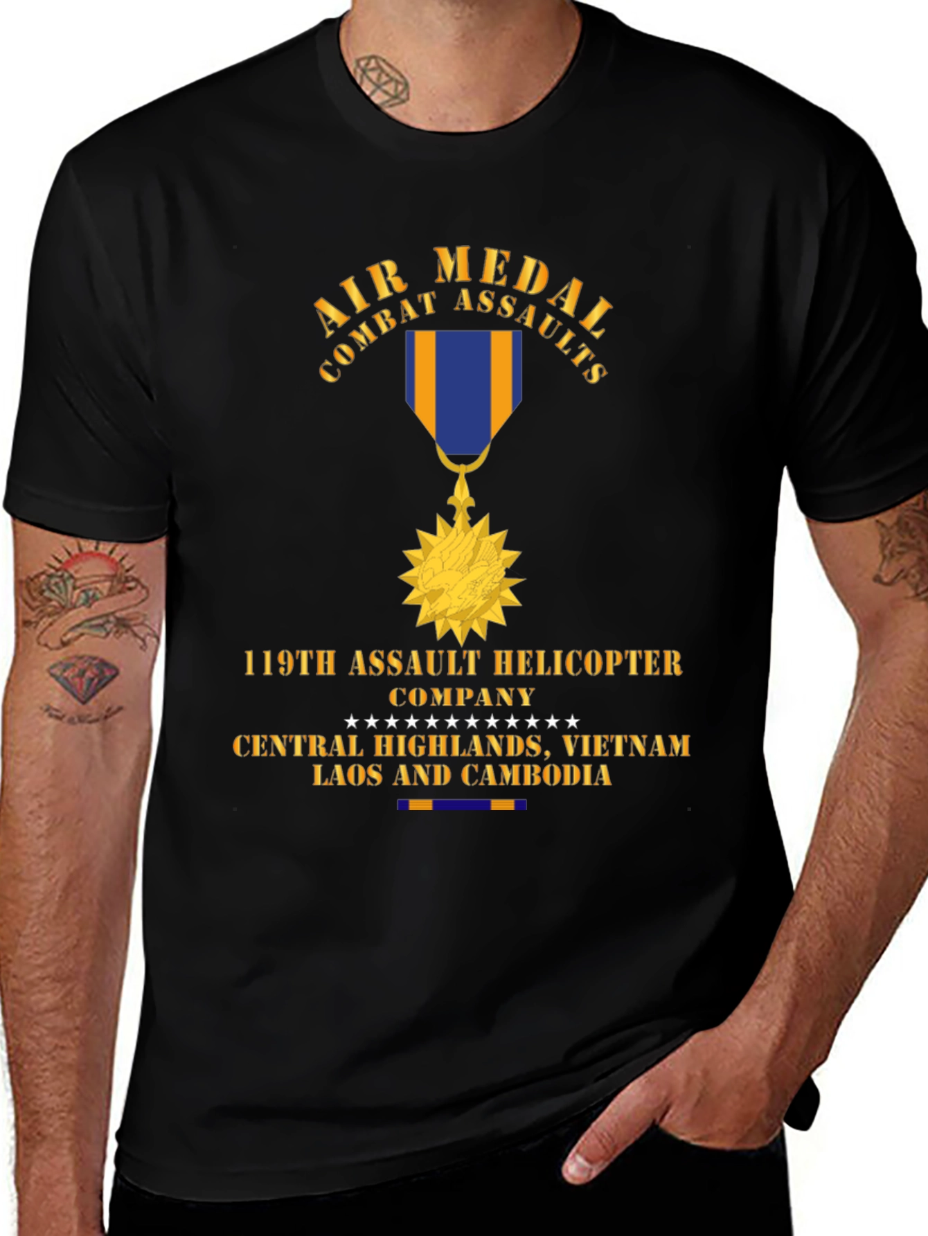 Air Medal Combat Assaults Tee
