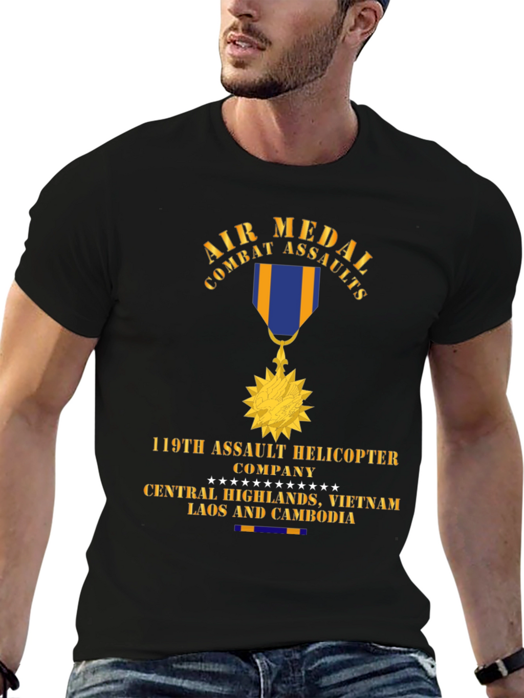 Air Medal Combat Assaults Tee