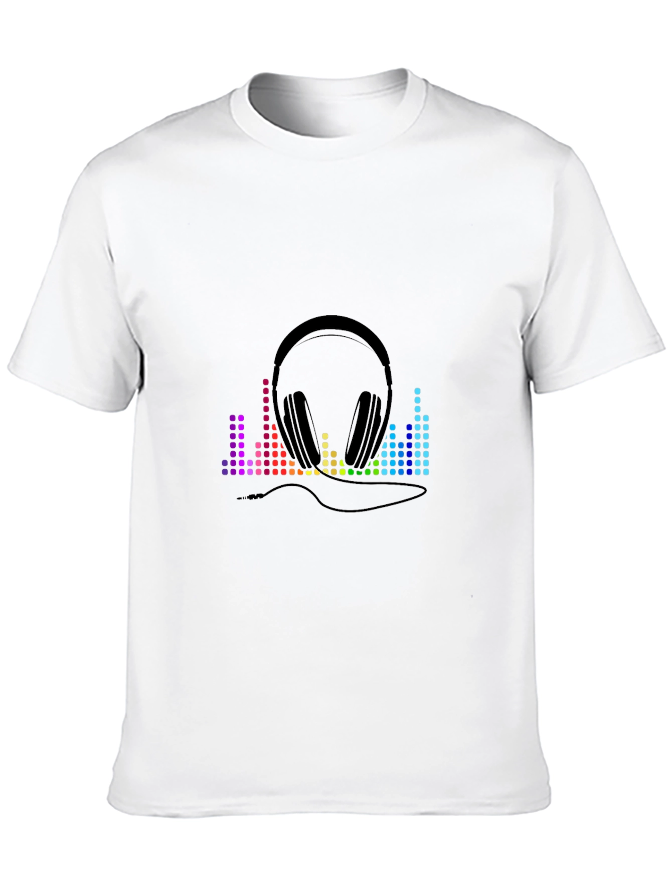 Music Lover Tee: Headphones & Equalizer