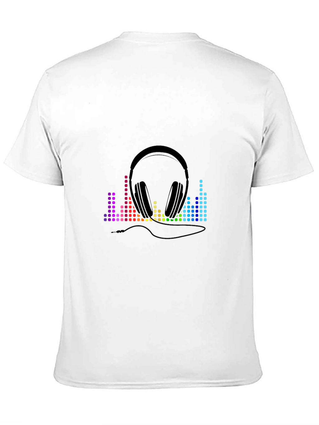 Music Lover Tee: Headphones & Equalizer