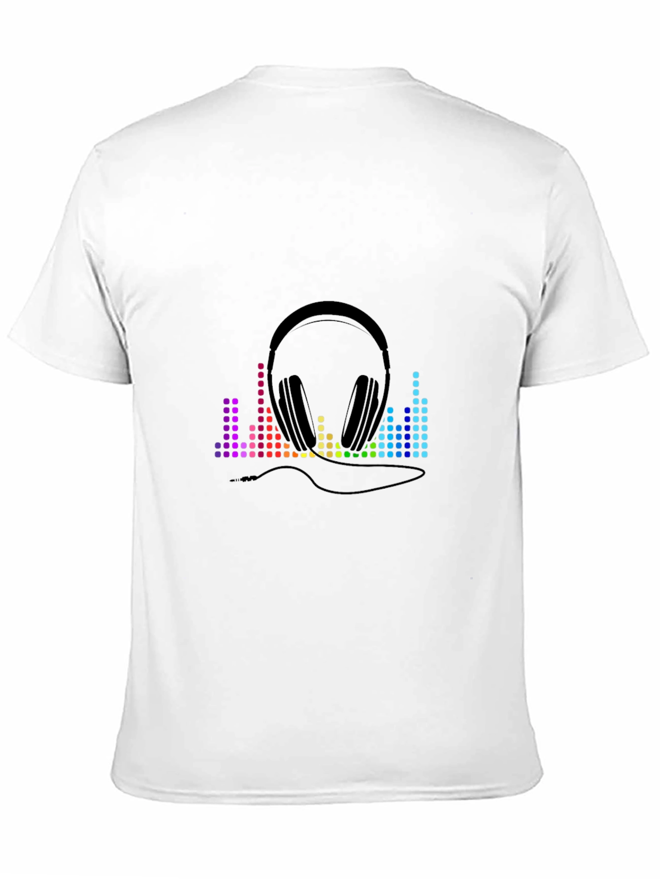 Music Lover Tee: Headphones & Equalizer