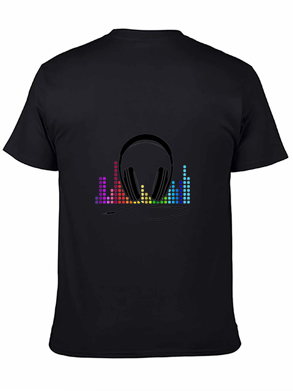Music Lover Tee: Headphones & Equalizer