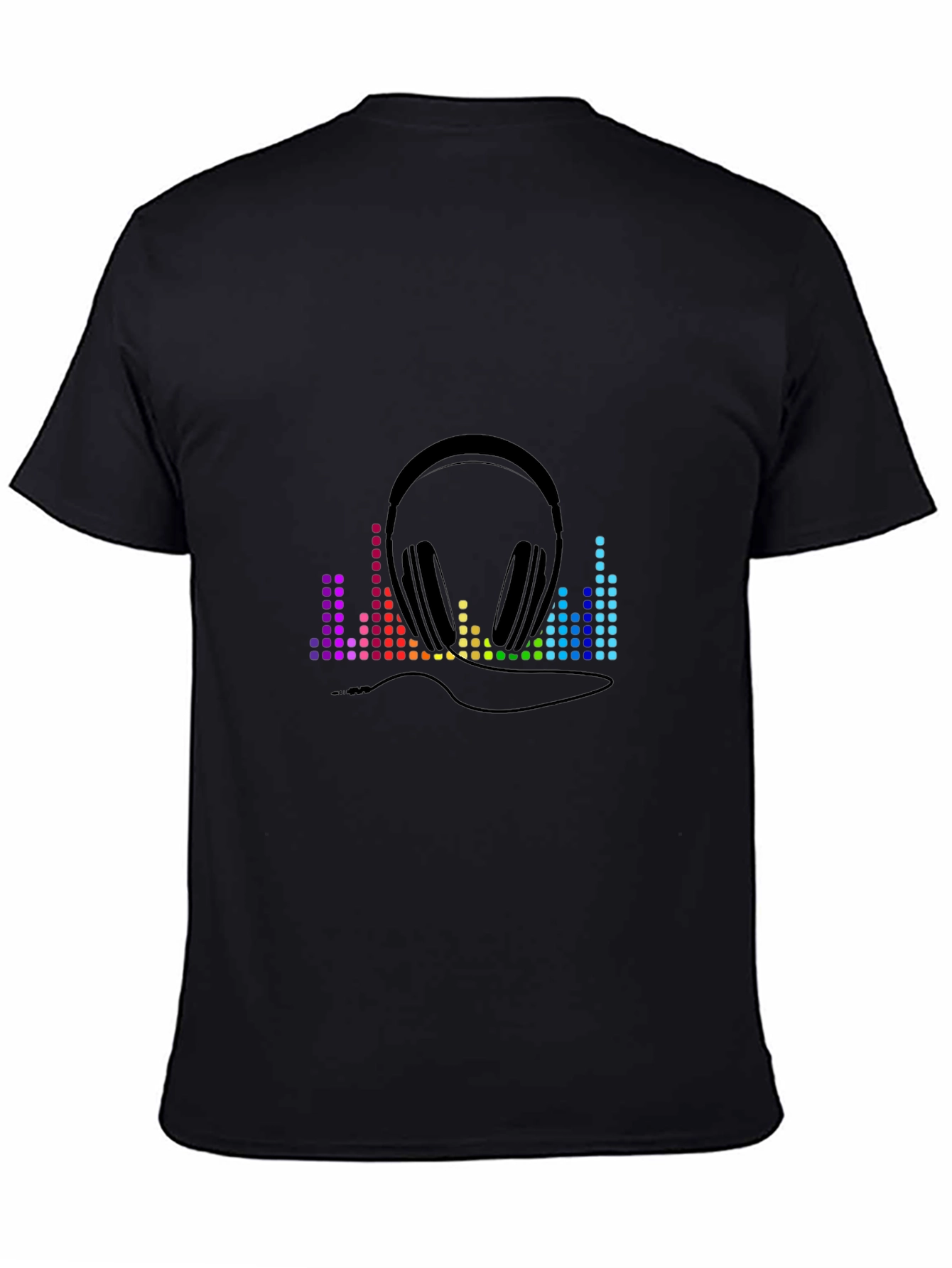 Music Lover Tee: Headphones & Equalizer