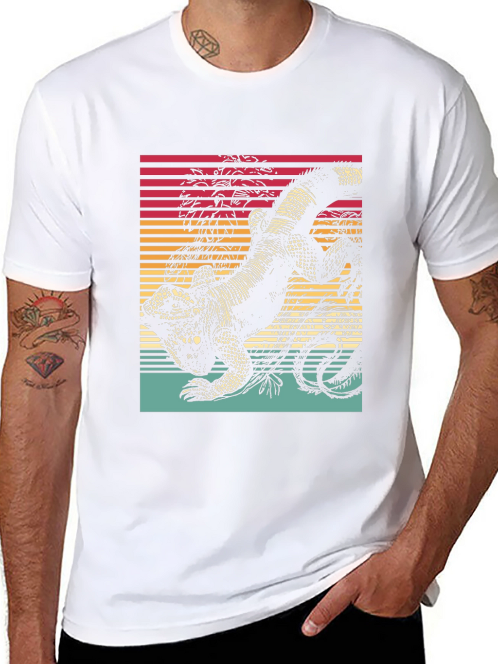 Retro Lizard Graphic Tee