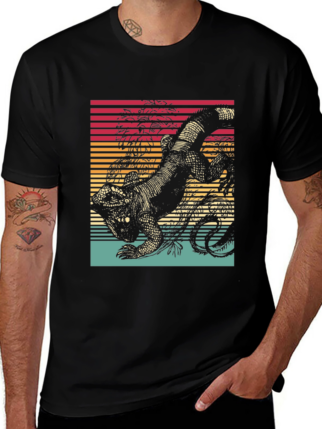 Retro Lizard Graphic Tee