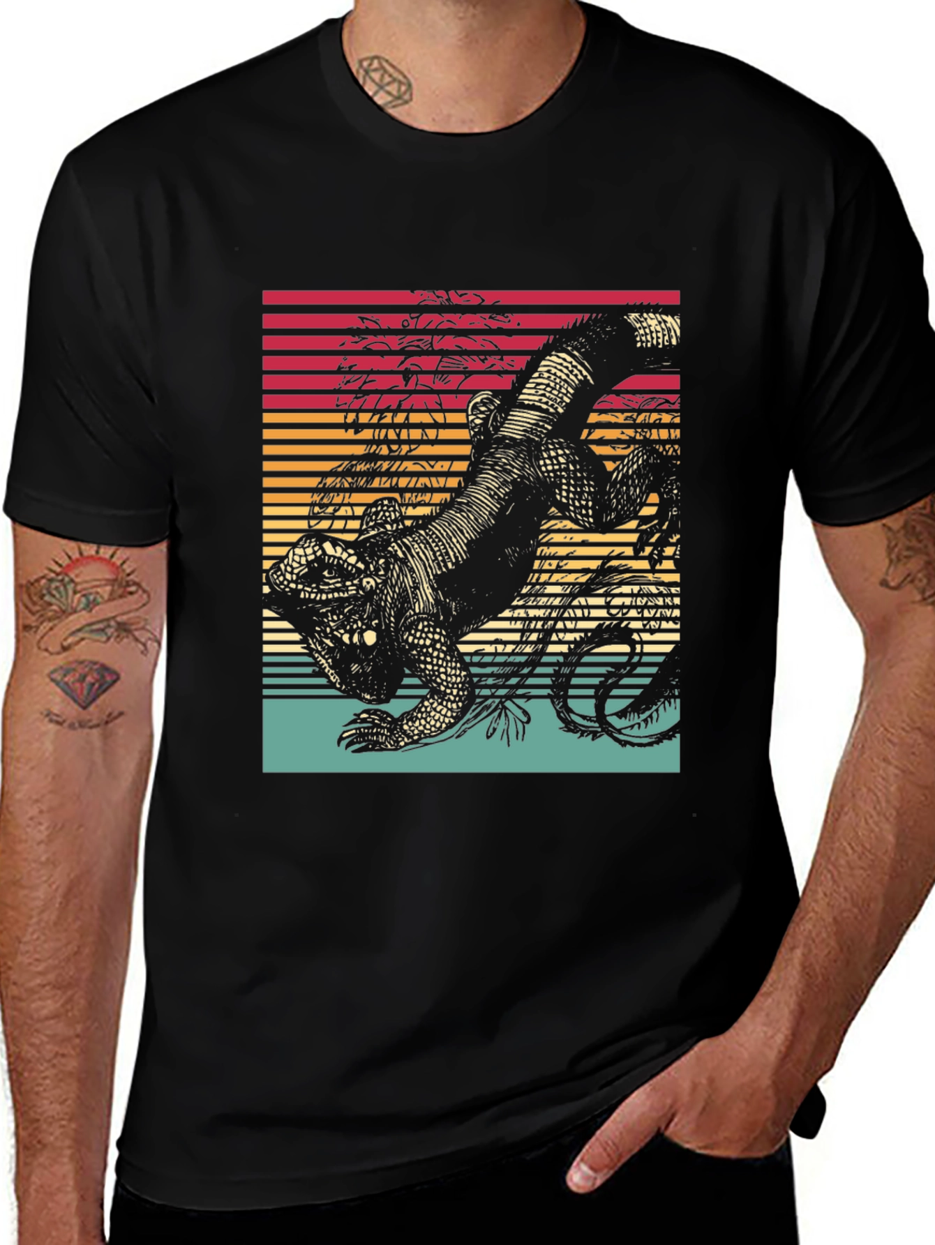 Retro Lizard Graphic Tee