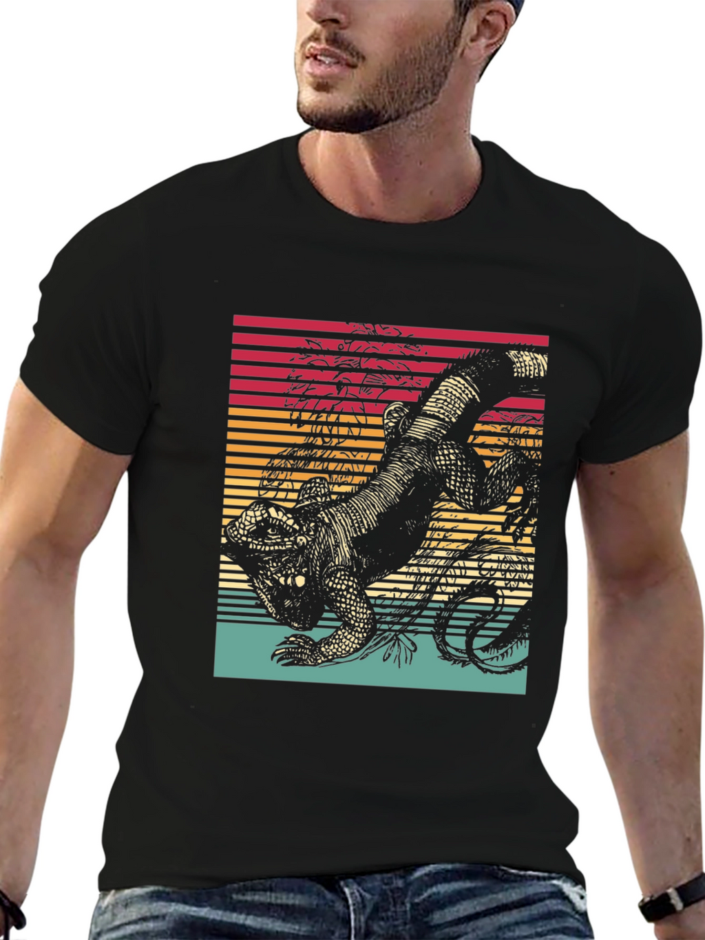 Retro Lizard Graphic Tee