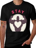 Stay Strong Heart Graphic Tee