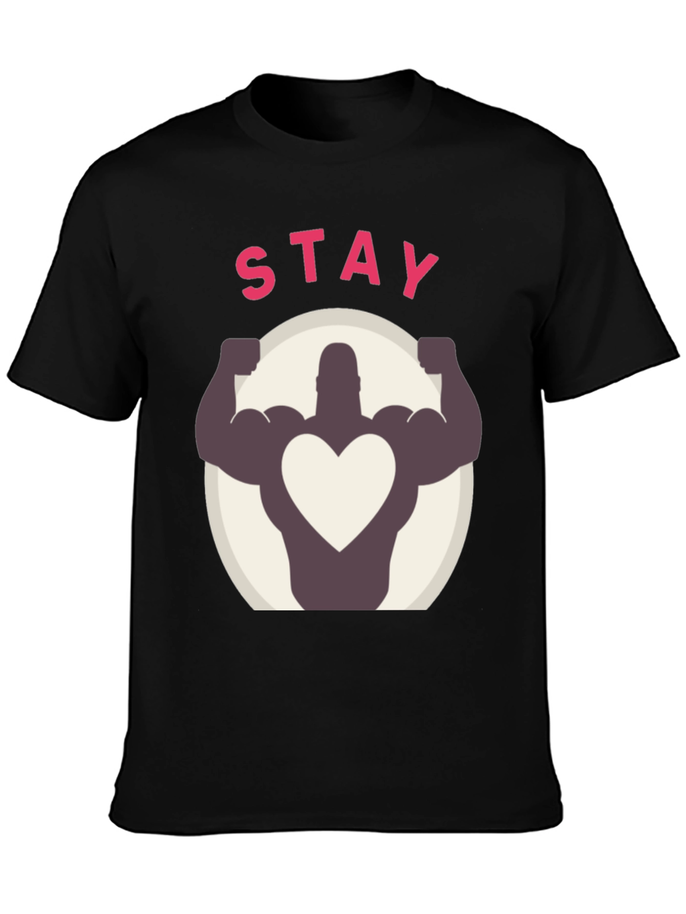 Stay Strong Heart Graphic Tee