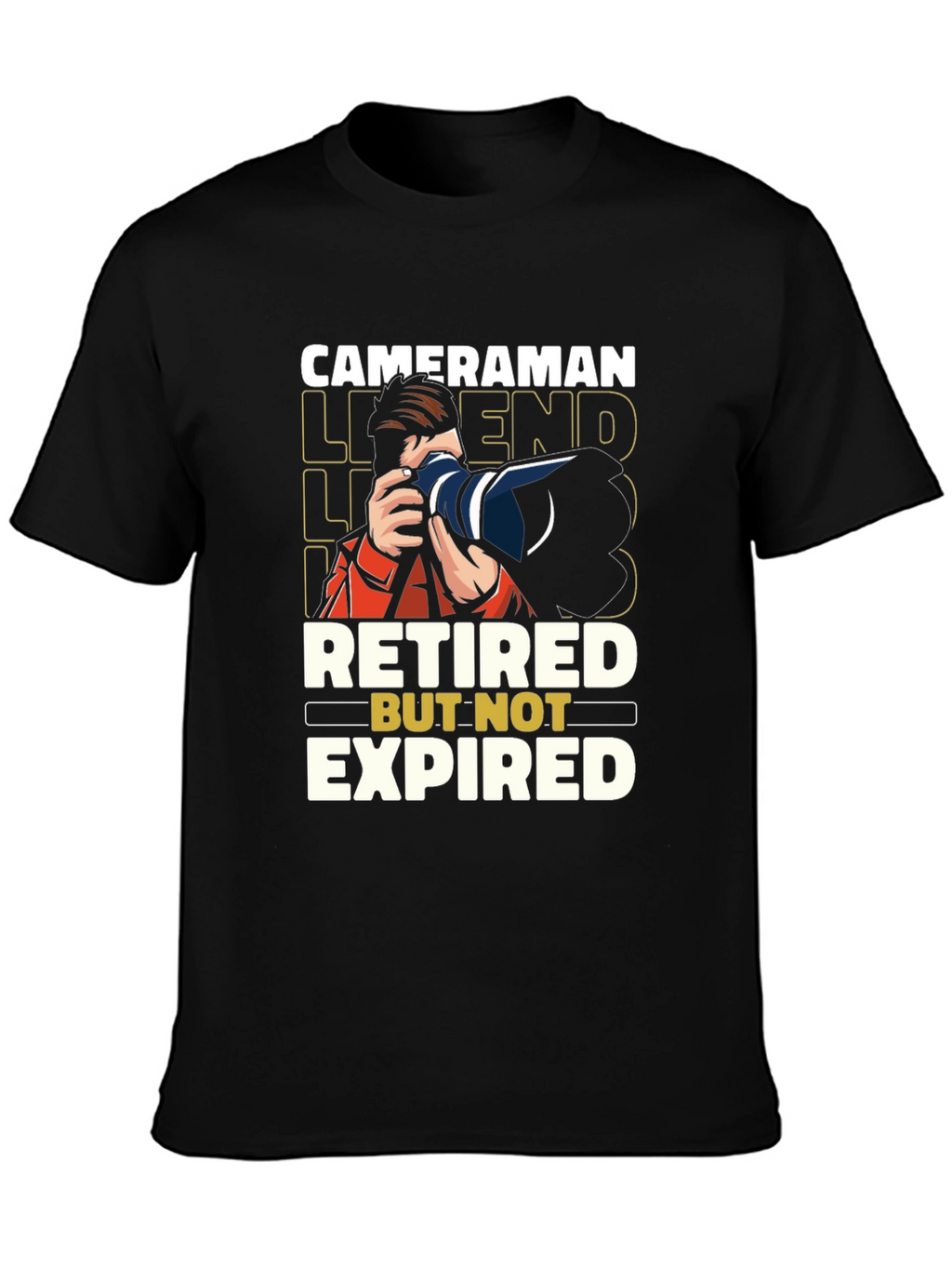 Retired Cameraman Legend T-Shirt