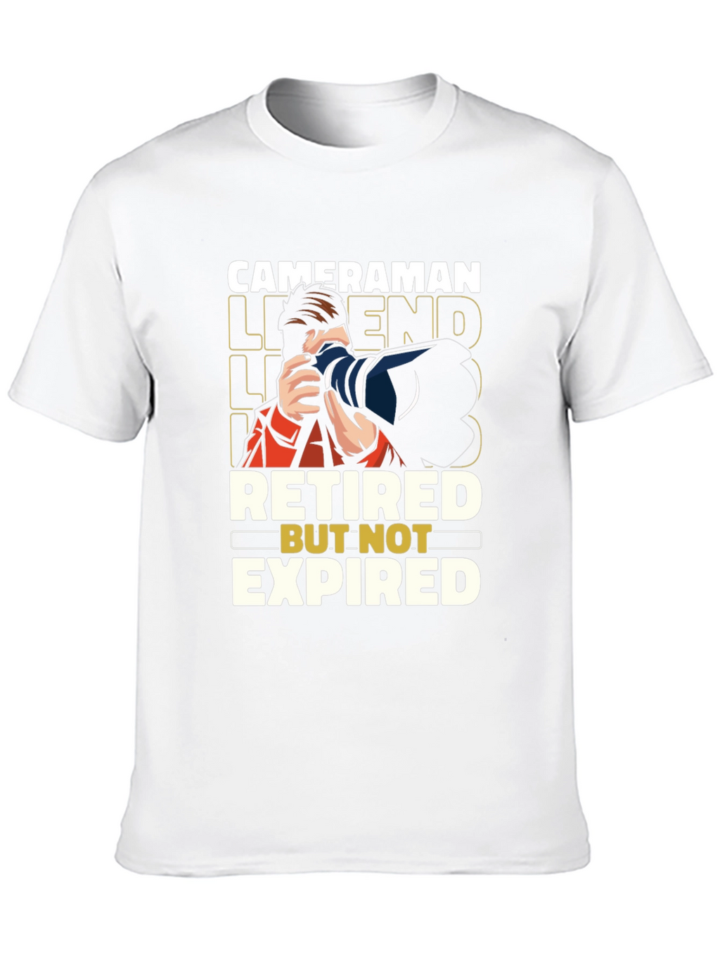 Retired Cameraman Legend T-Shirt
