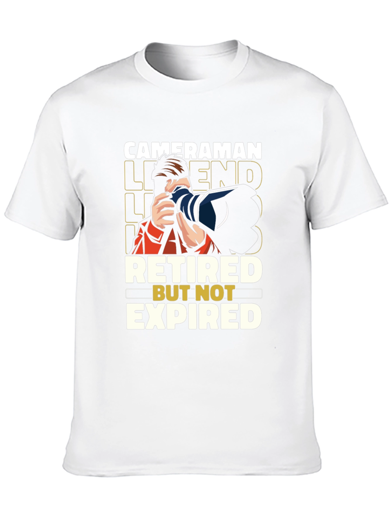 Retired Cameraman Legend T-Shirt