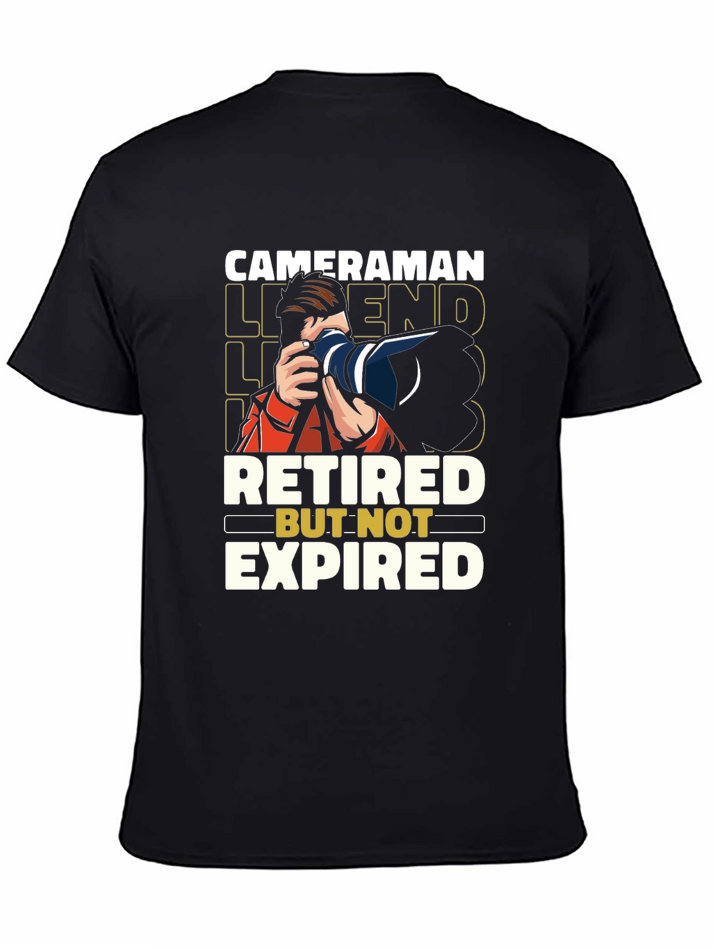 Retired Cameraman Legend T-Shirt