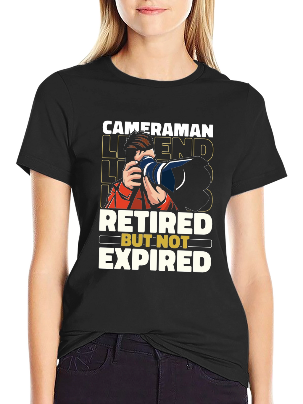 Retired Cameraman Legend T-Shirt