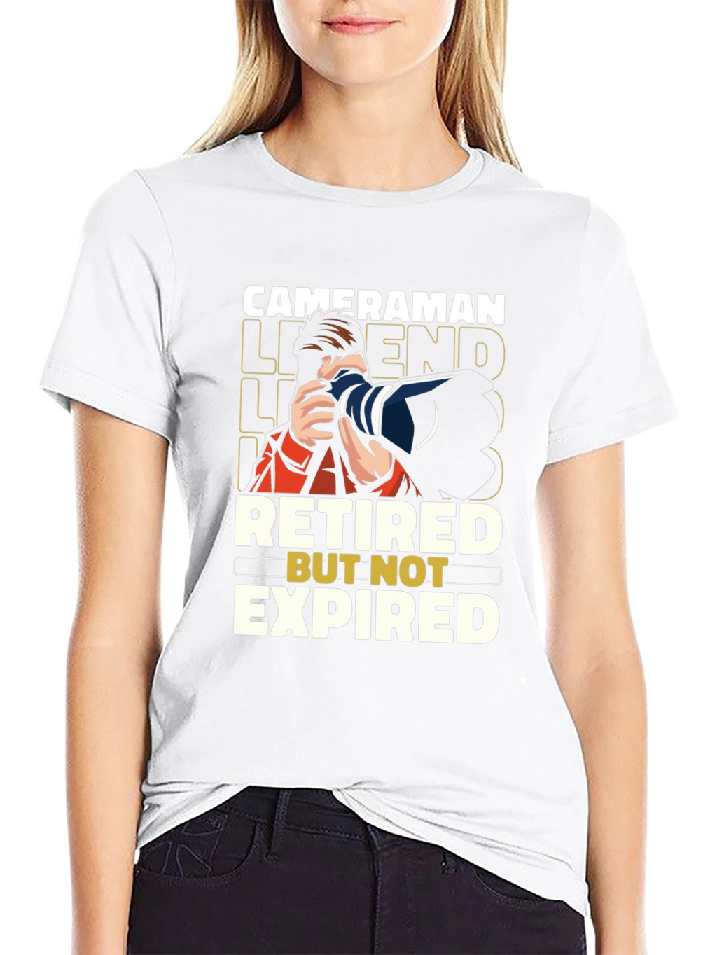 Retired Cameraman Legend T-Shirt